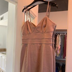 Blush tone dress